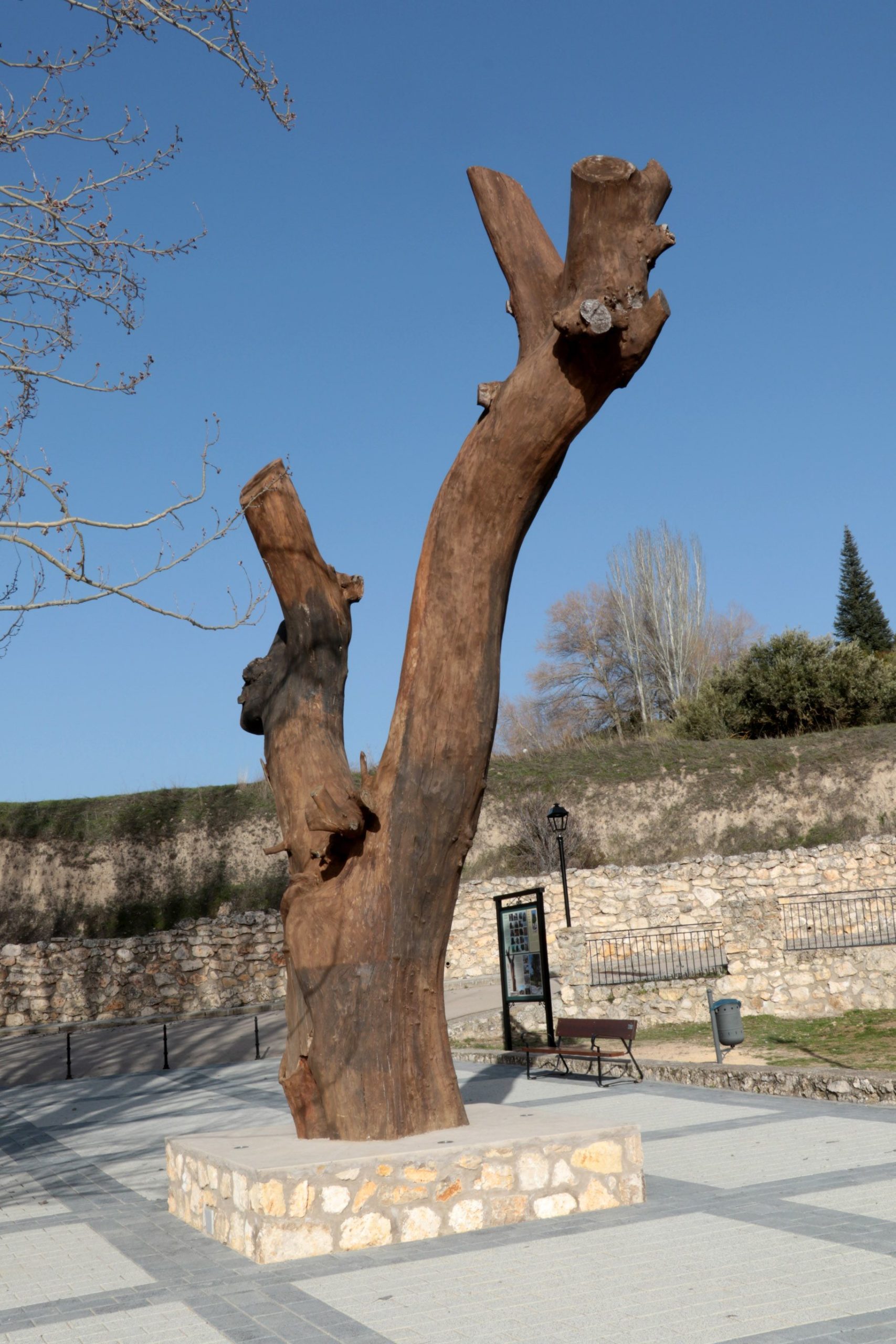 Pareja embellece y completa progresivamente el Parque de la Olma Vieja