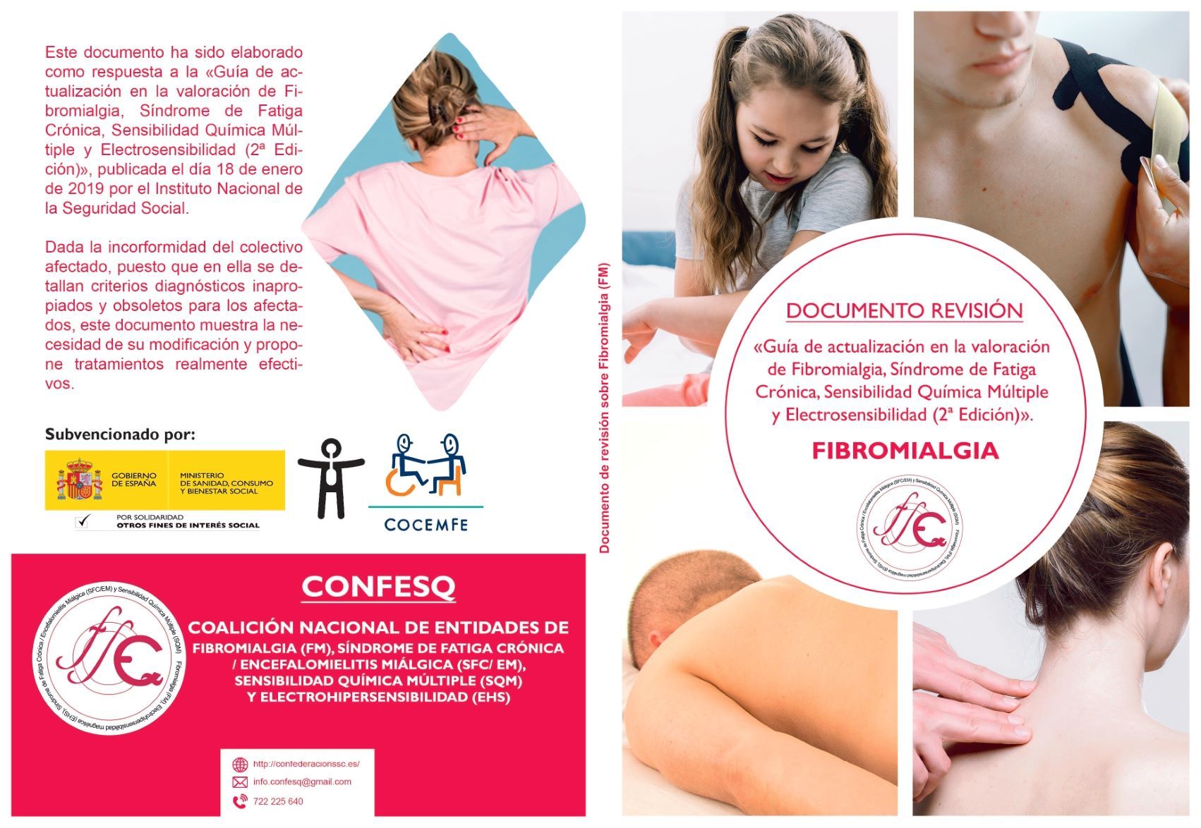 Asociaciones de pacientes de fibromialgia piden revisar una guía al INSS