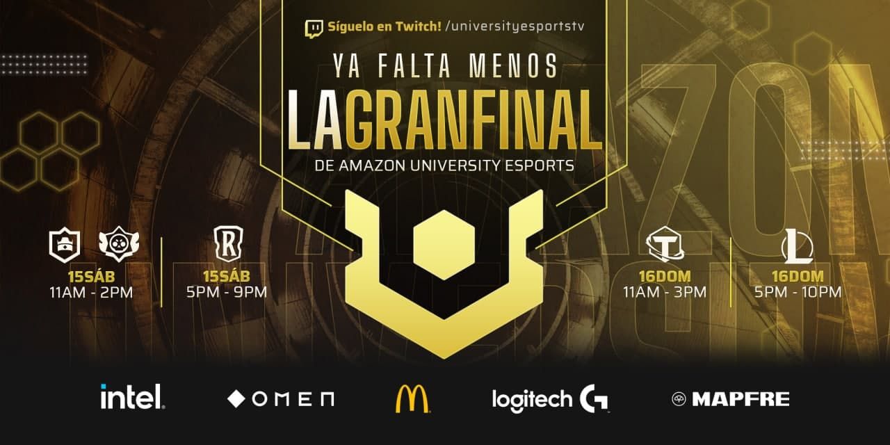 Mayo se convierte en el mes estrella de la competición Amazon UNIVERSITY Esports