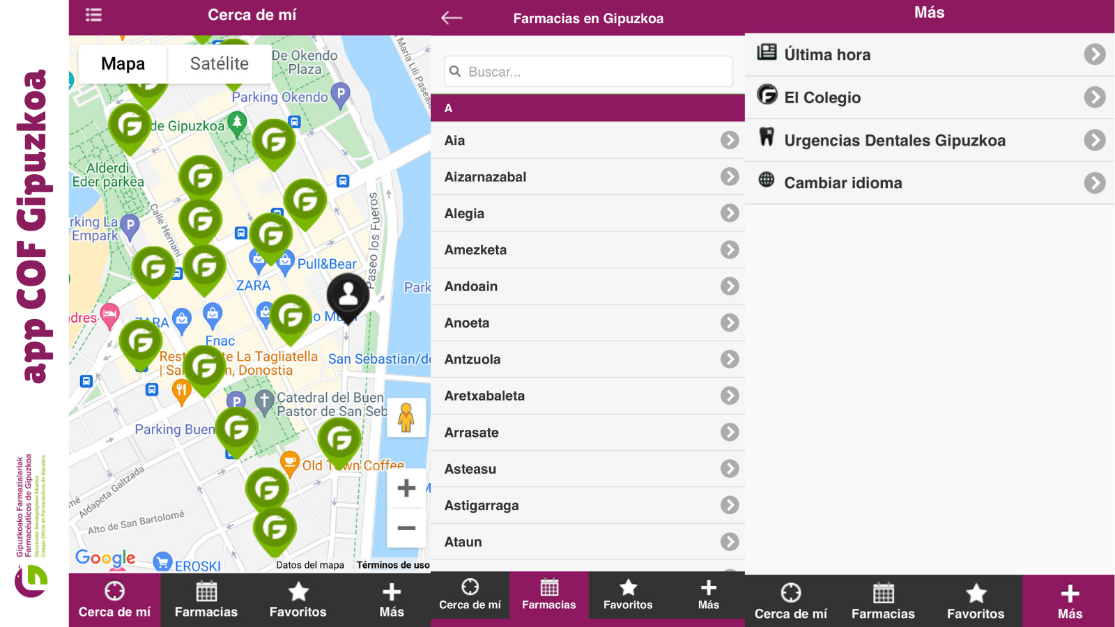 Más de 16.000 ciudadanos se han descargado la App del Colegio Oficial de Farmacéuticos de Gipuzkoa