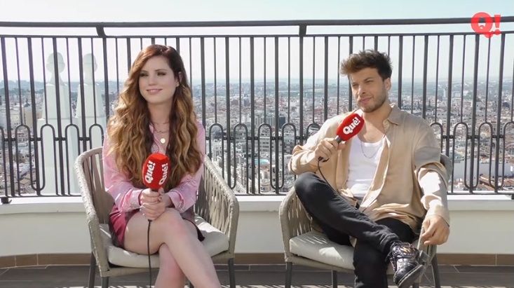 Foto de Blas Cantó y Sydney, de Echosmith, presentan