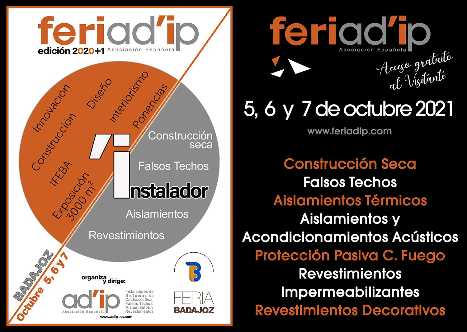 FERIAD’IP: Aislamientos, Revestimientos y Decoración en el mayor punto de encuentro de 2021