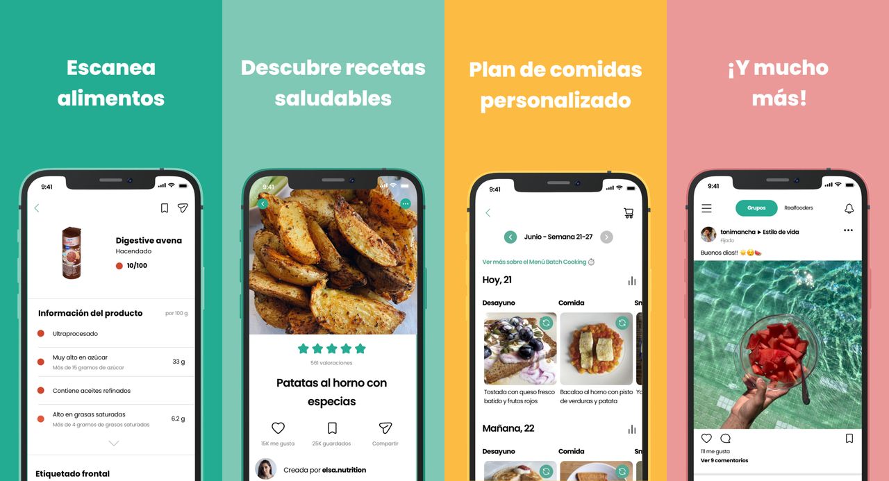 MyRealFood la APP que se debe tener en el telefóno móvil para mejorar el estilo de vida