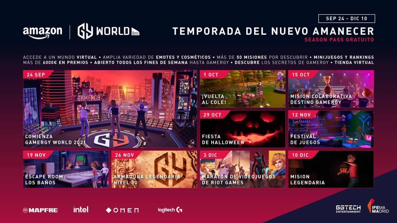 Nace AMAZON GAMERGY WORLD, el mundo virtual de GAMERGY que comienza con la Temporada del Nuevo Amanecer, creando una comunidad de fans GAMERGY viva todo el año