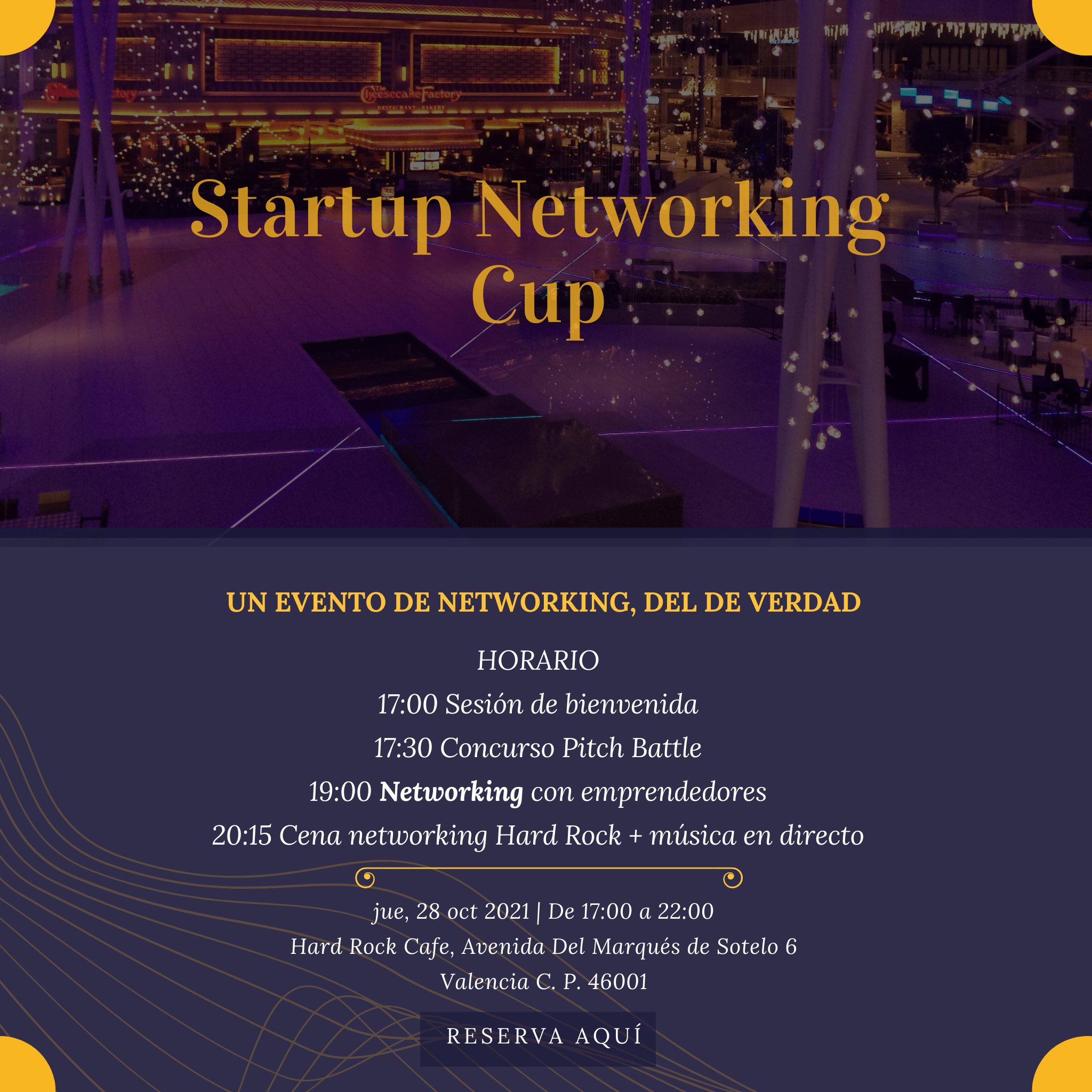 El primer evento de Startup Networking Cup