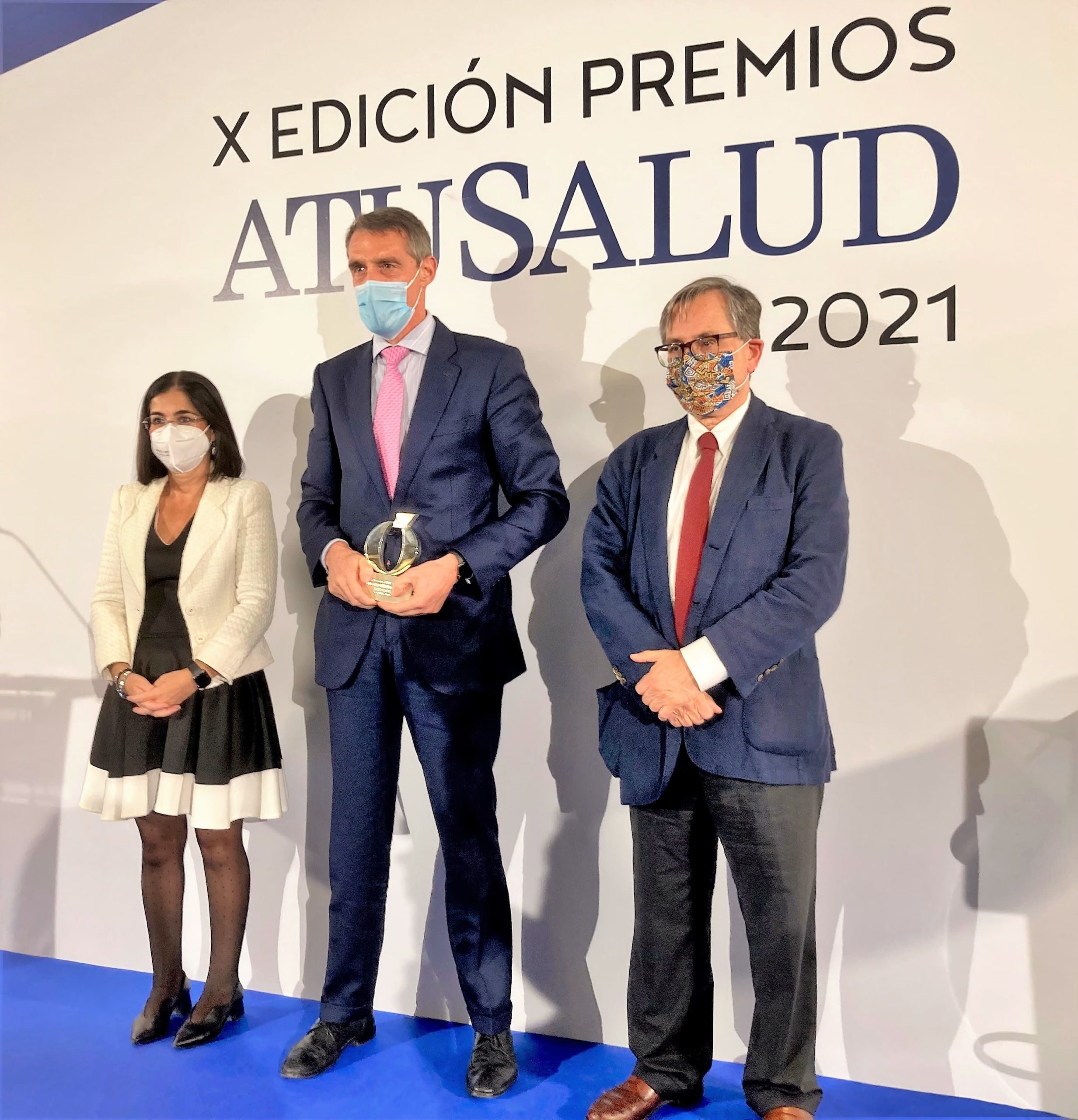 Juan Antonio Álvaro de la Parra recoge el Premio Especial A Tu Salud por la "Gestión de la pandemia"