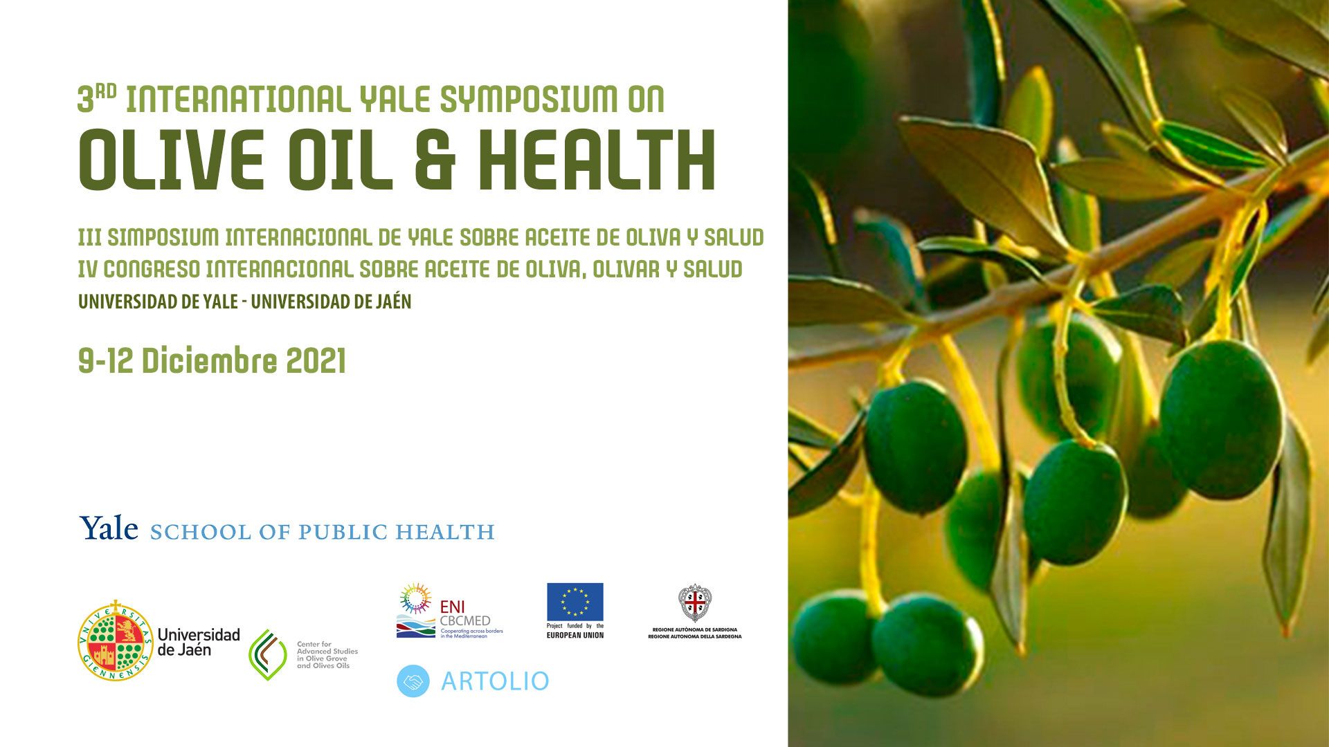 ARTOLIO promoverá una gastronomía más saludable en el III Simposio Internacional de Yale sobre Aceite de Oliva y Salud