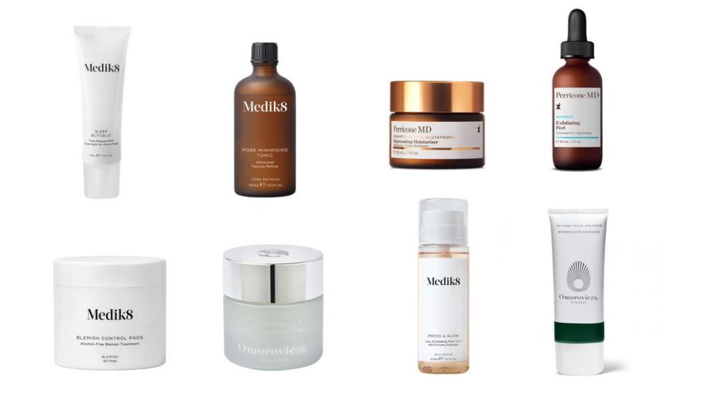 Foto de Productos con ácidos de Perricone MD, Medik8 u Omorovicza