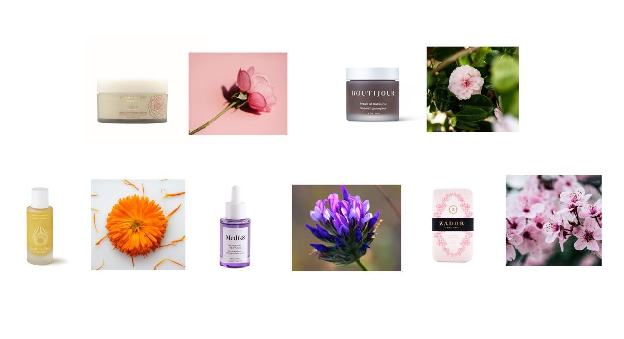 Las cinco flores que protagonizarán las rutinas de belleza de primavera con Omorovicza, Medik8 o Zador