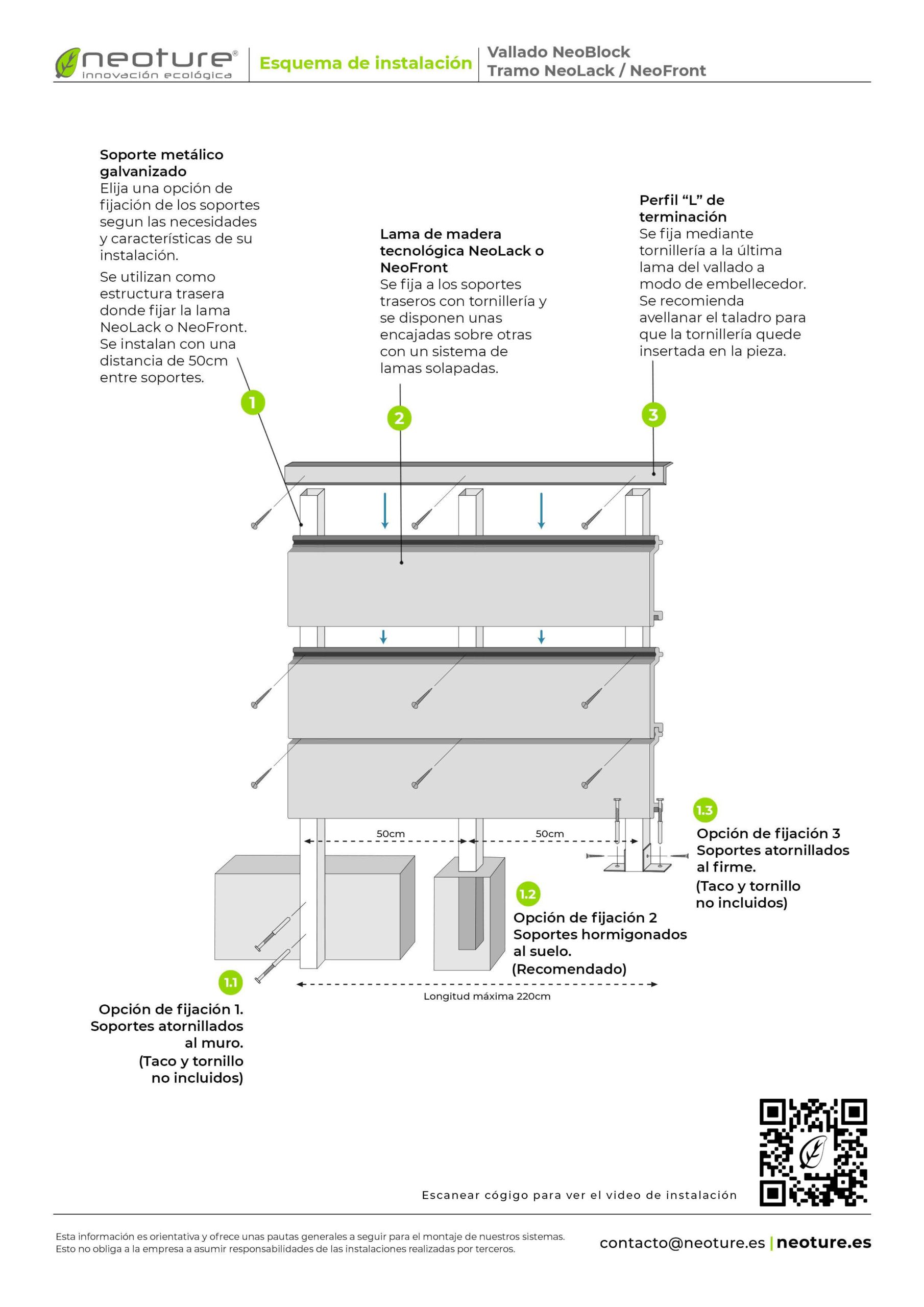 Como instalar un cerramiento para jardín con Madera Composite según Neoture